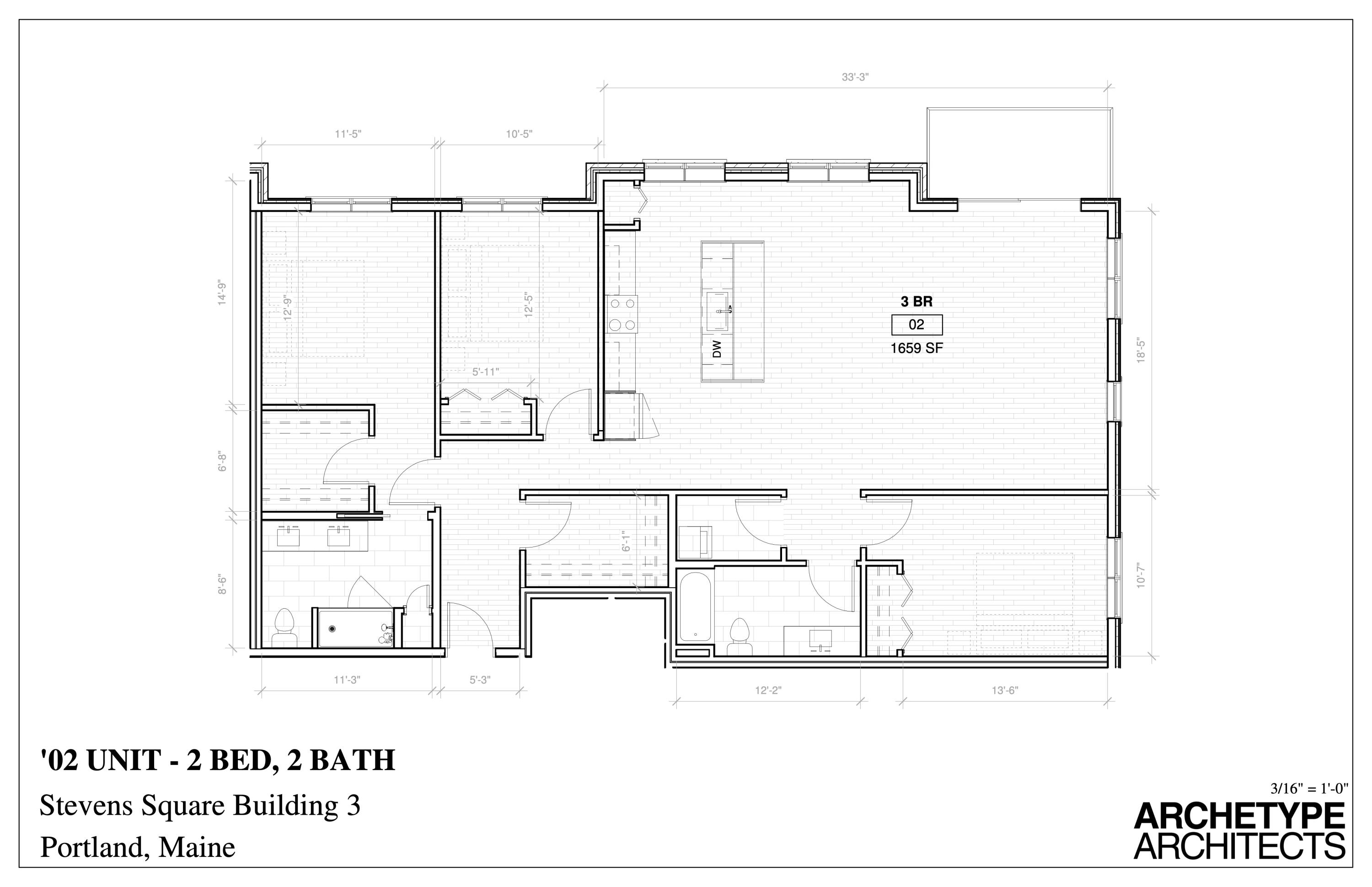 75 McAuley Way, Unit 402 Portland, ME 04103 - Photo 29 of 30 UNIT '02 - 2 BED, 2 BATH