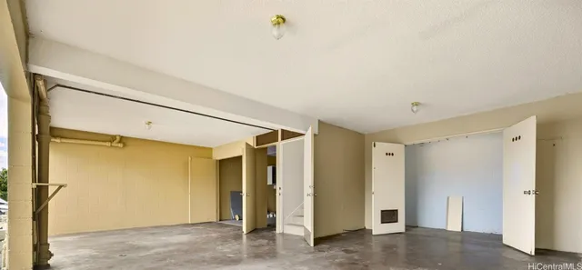 a view of building with many windows