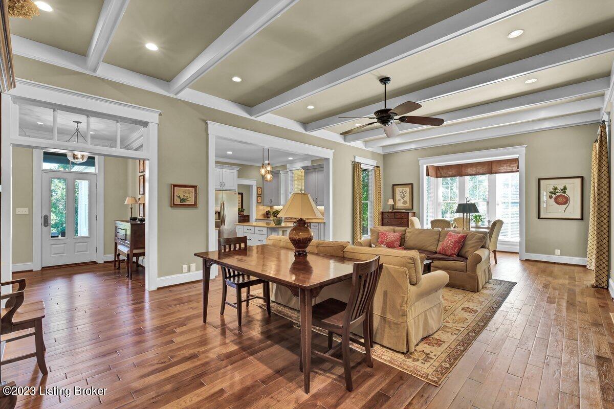 6502 Hypoint Ridge Road Crestwood, KY 40014 - Photo 8 of 40 Main Living looking into Foyer, Kitchen & Dining Area