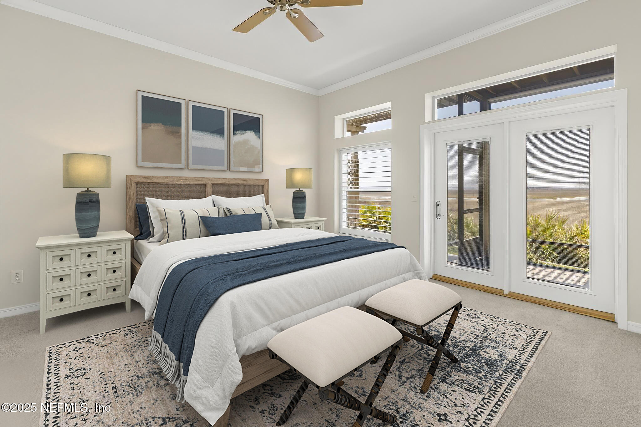 180 Kingston Drive St. Augustine, FL 32084 - Photo 17 of 55 a bedroom with a large bed and a window