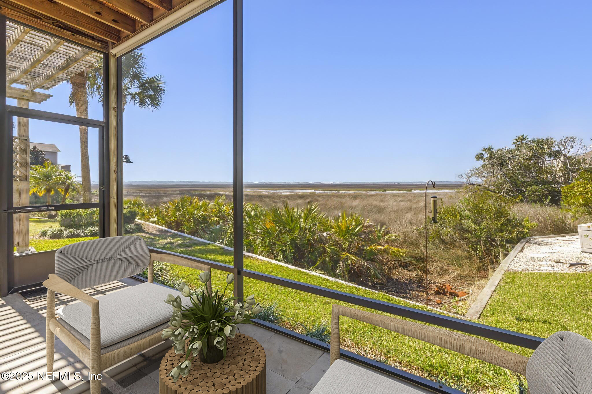 180 Kingston Drive St. Augustine, FL 32084 - Photo 23 of 55 a view of ocean from a balcony