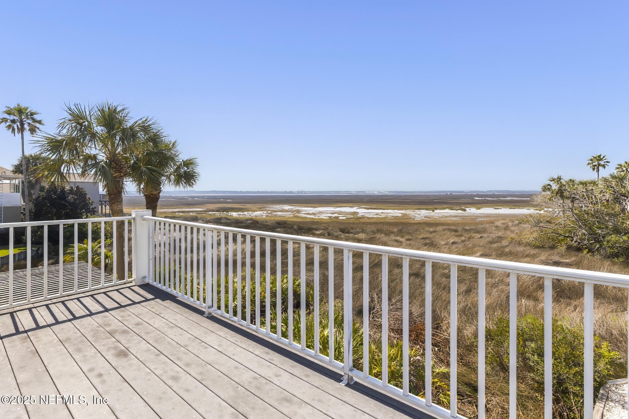 180 Kingston Drive St. Augustine, FL 32084 - Photo 36 of 55 a view of a wooden roof with wooden floor and fence
