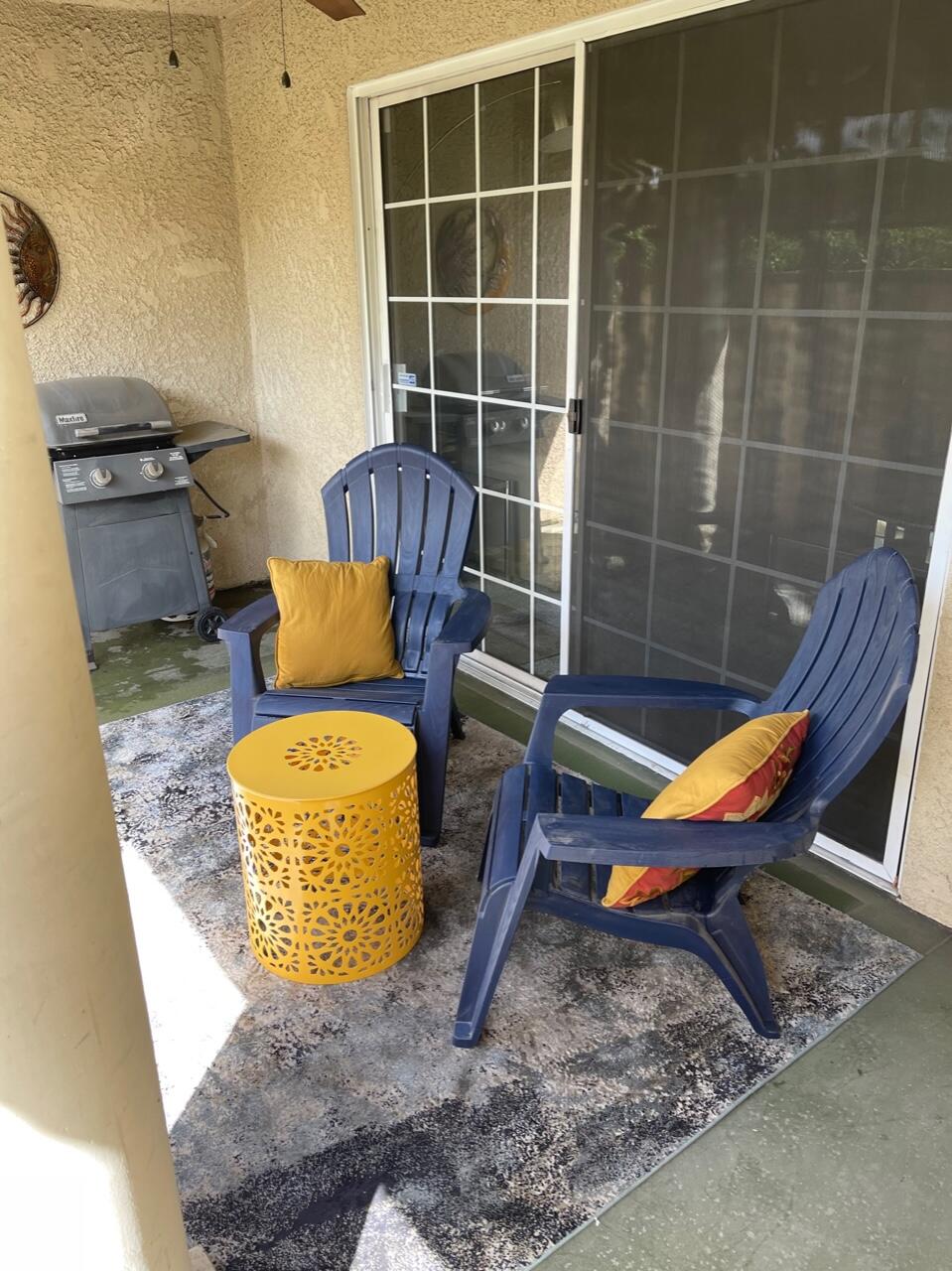 2700 Lawrence Crossley Road, Unit 4 Palm Springs, CA 92264 - Photo 15 of 18 a room with furniture pool table and glass windows