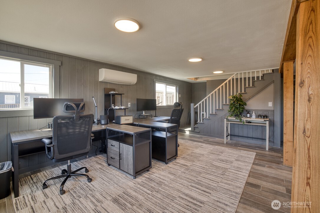 40 Main Street Pacific Beach, WA 98571 - Photo 17 of 40 a view of a workspace with furniture and a window