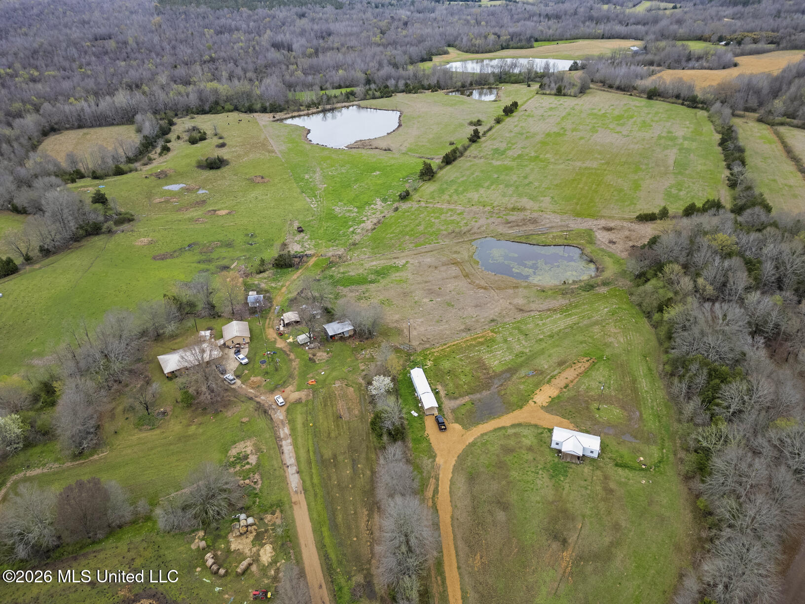2729 Davis Road Benton, MS 39039 - Photo 28 of 34 2729 Davis Rd Drone-2