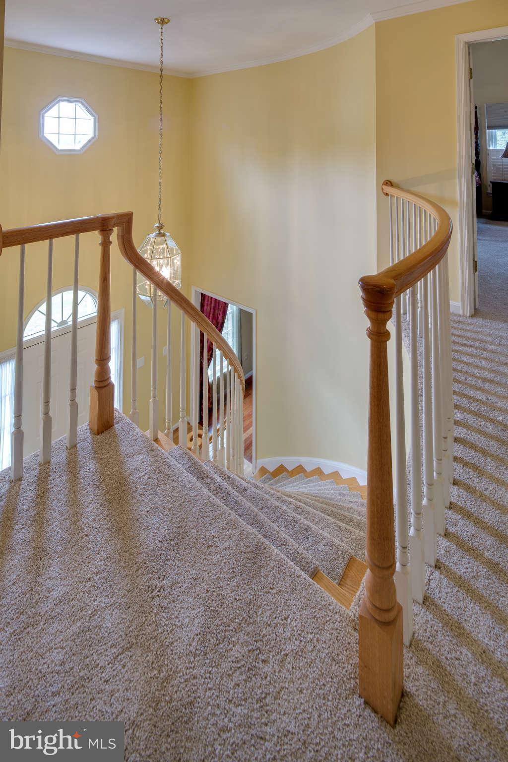 10300 Wetherburn Road Ellicott City, MD 21163 - Photo 14 of 30 Grand Staircase in Two Story Foyer
