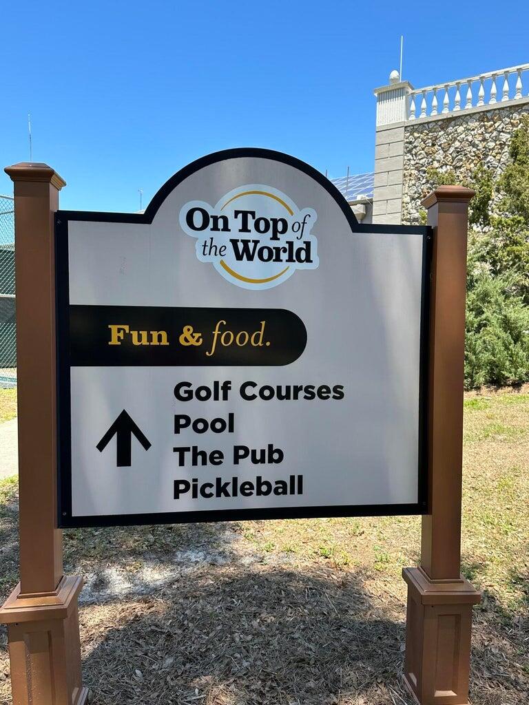 8394 Southwest 82nd Loop Ocala, FL 34481 - Photo 69 of 97 OTOW Golf Pickleball Sign
