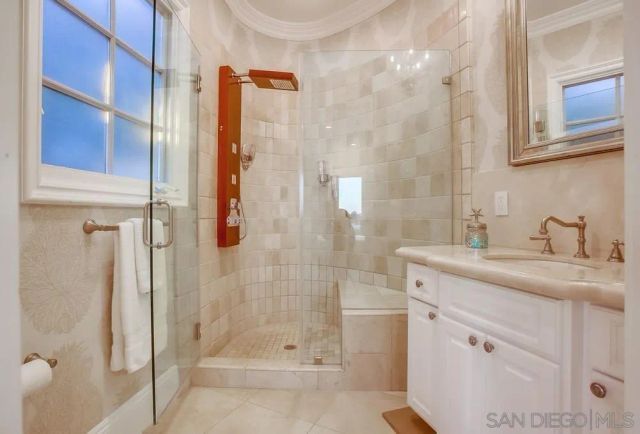 a view of a golf course with parking space