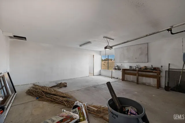 a view of a street with an house