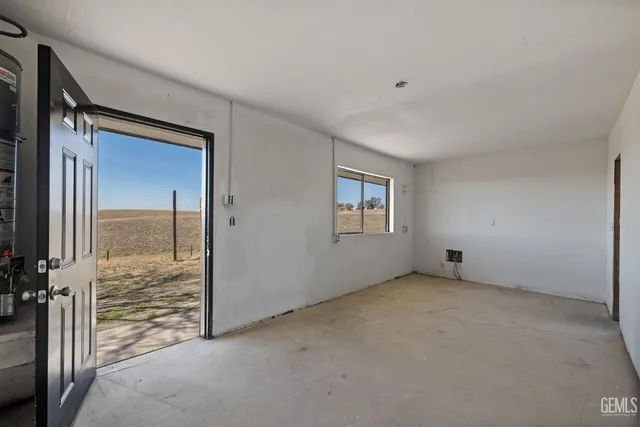 a view of an ocean with beach