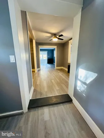 a view of a black and white checkered floor