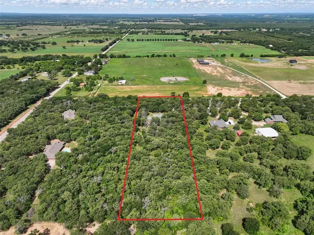 a view of a town with an outdoor space