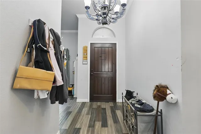 a view of a walk in closet