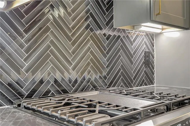 a close up of a stove