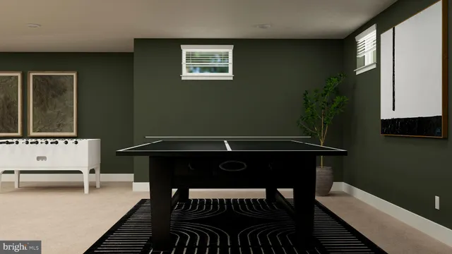 a view of a workspace with furniture