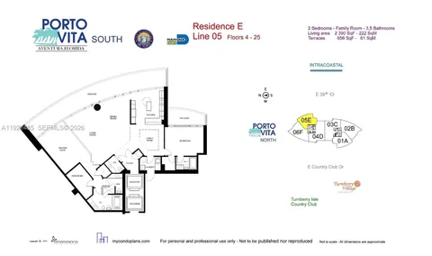 $2,700,000 | 19955 Northeast 38th Court, Unit 2205, Aventura, FL 33180