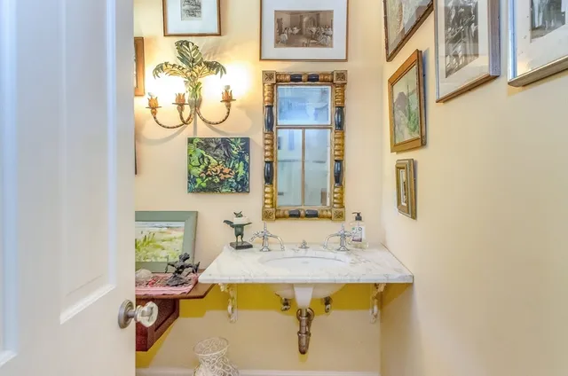 a view of a city with a lake