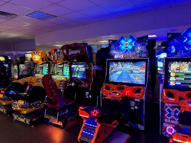 a view of a water fountain in a patio