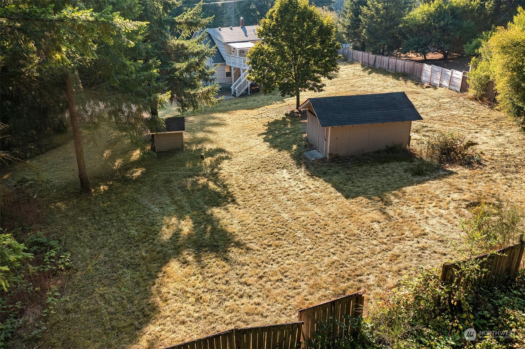 330 Highway 3 Shelton, WA 98584 - Photo 36 of 39 a wooden bench sitting in the middle of a yard