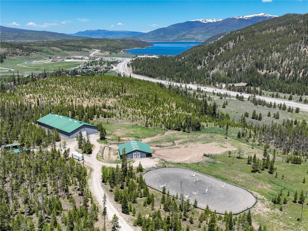 300 Gold Hill Road Breckenridge, CO 80424 - Photo 40 of 50 a view of a city with mountains in the background
