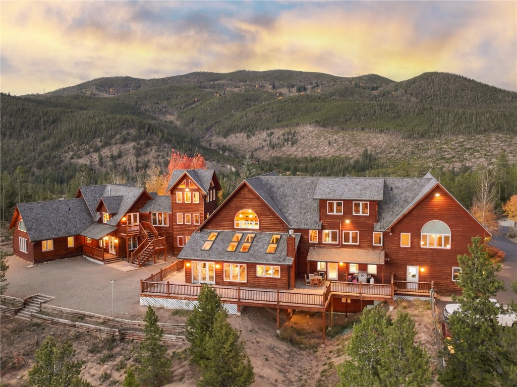 300 Gold Hill Road Breckenridge, CO 80424 - Photo 47 of 50 an aerial view of residential houses and car parked