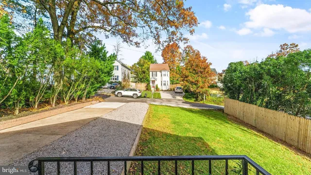a view of swimming pool from a garden
