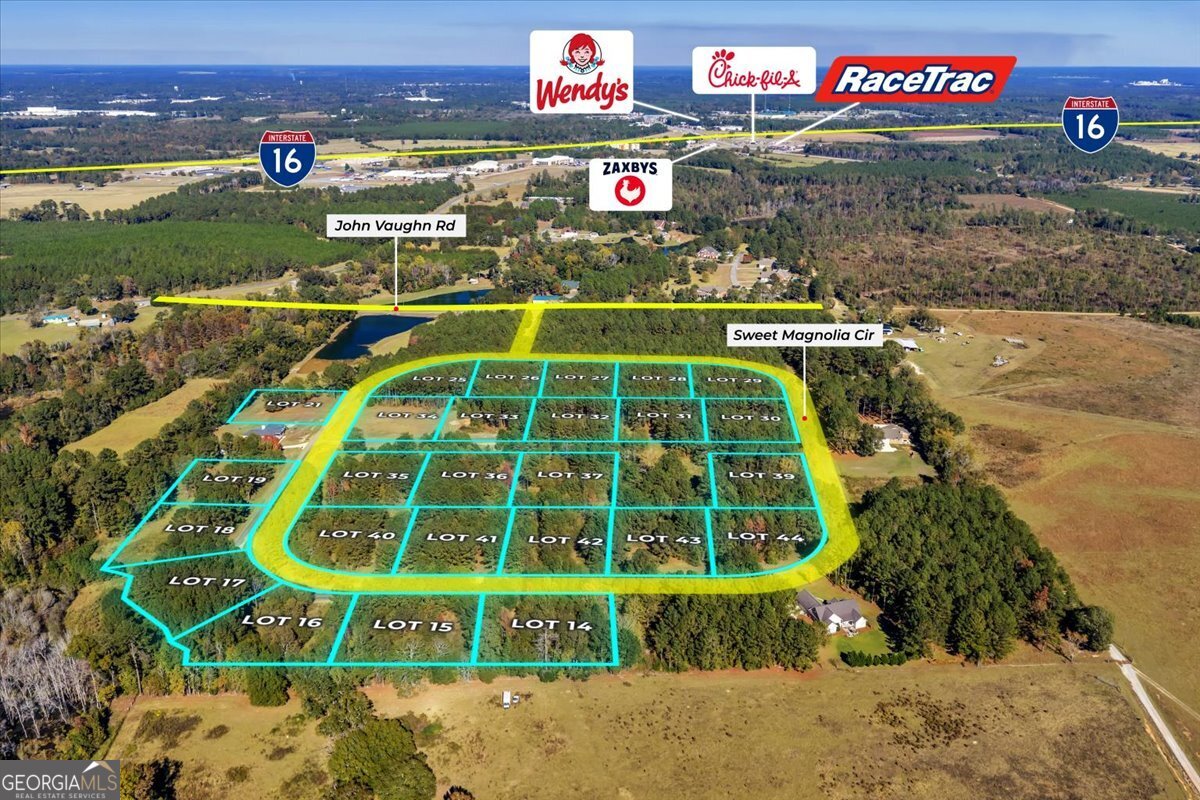Lot 29 Sweet Magnolia Circle Dublin, GA 31021 - Photo 22 of 23 a view of a tennis court