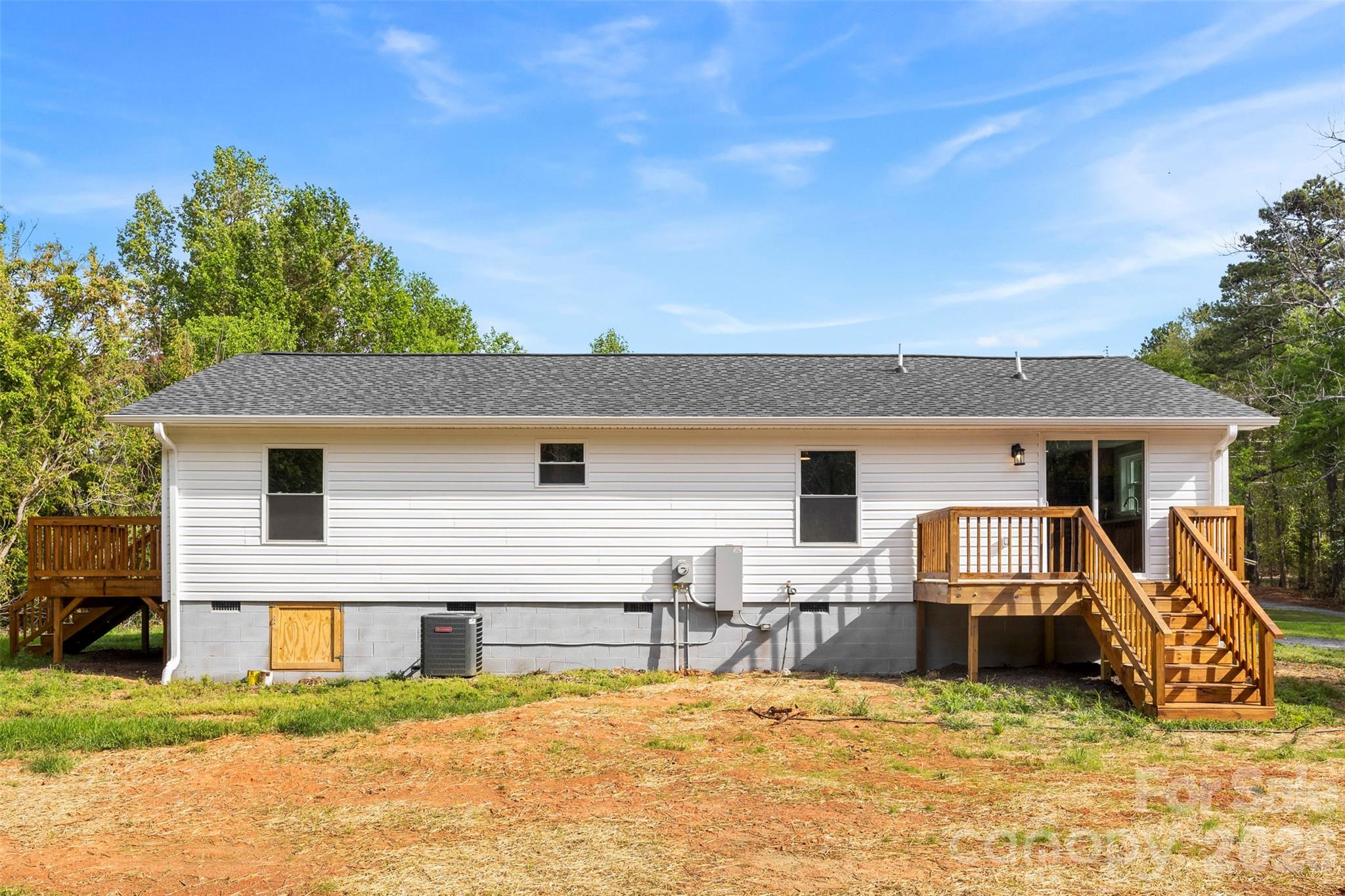 858 High Shoals Church Road Mooresboro, NC 28114 - Photo 22 of 25 a view of a house with a white house