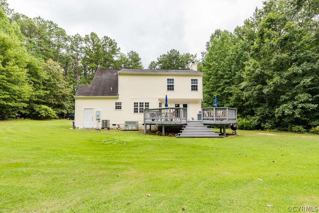 3681 Wickham Road Bumpass, VA 23024 - Photo 10 of 45 a view of a house with swimming pool and sitting area