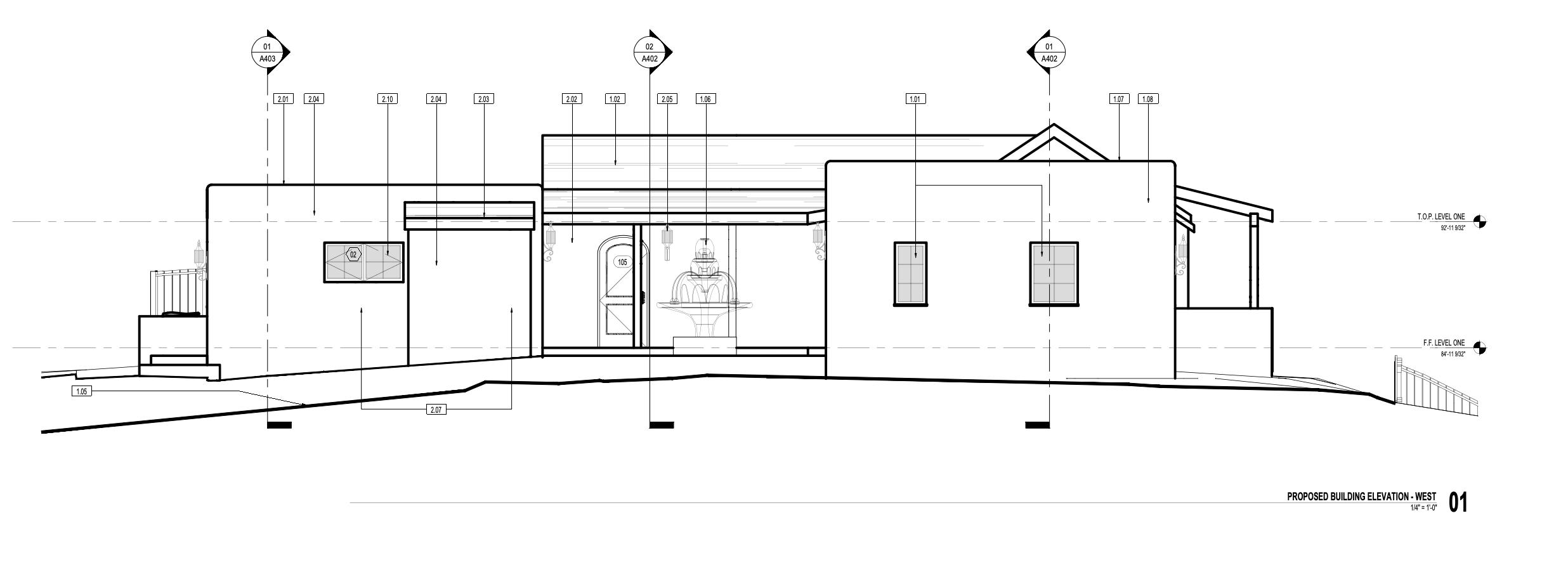 1202 Diana Road, Unit PARCEL 3 Santa Barbara, CA 93103 - Photo 9 of 24 Parcel 3- Proposed Building Elevation-We