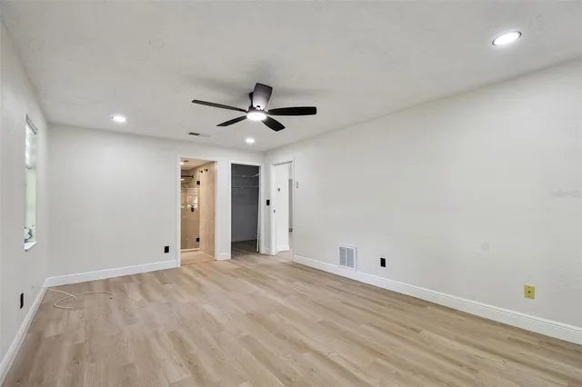 wooden floor in an empty room