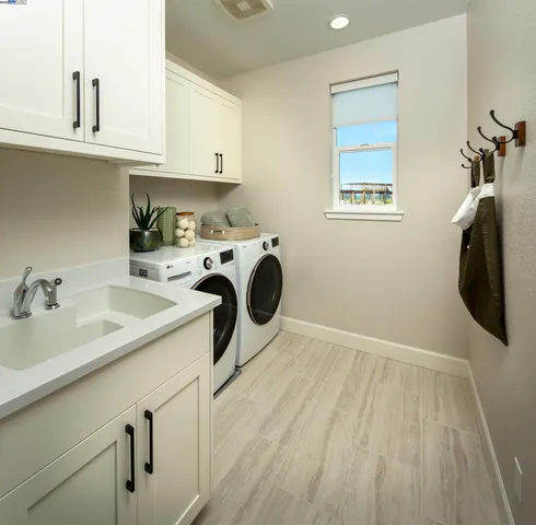 a room with storage and utility