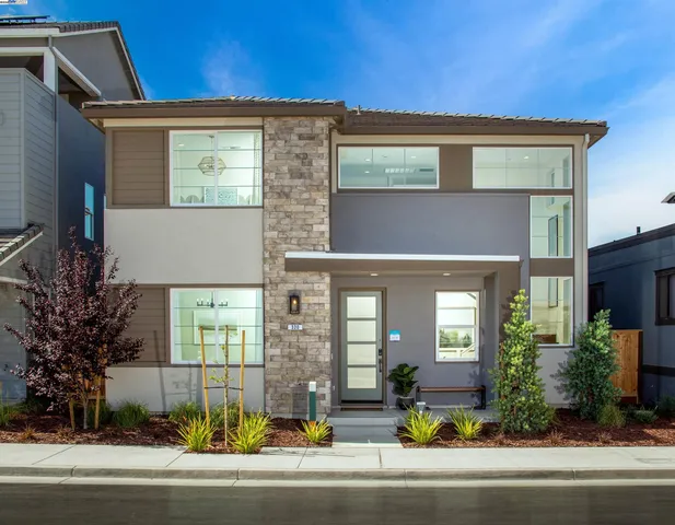 a view of a building with a patio