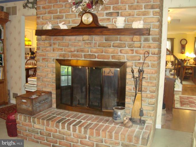1203 Ridge Road Pylesville, MD 21132 - Photo 7 of 16 Family room fireplace