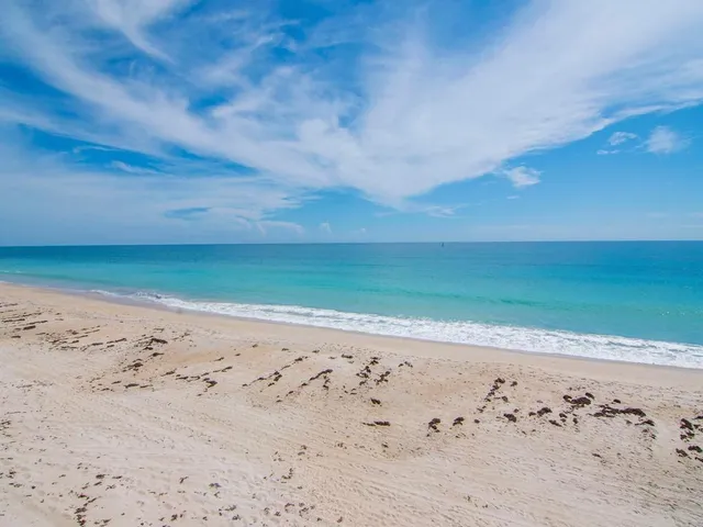 a view of beach and ocean
