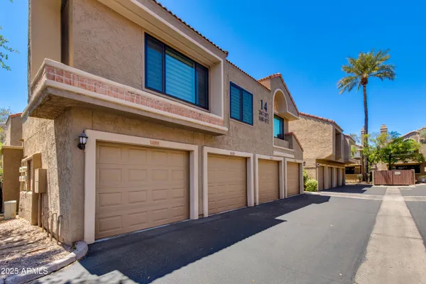 a view of a house with a patio