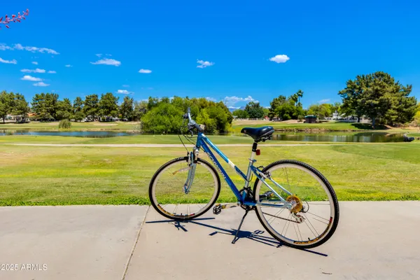 a view of swimming pool and lake view