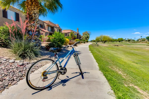 a view of an ocean and city