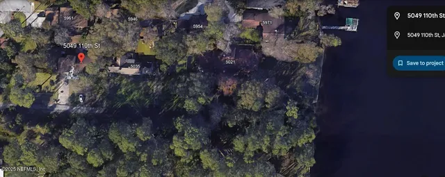 a view of electric light