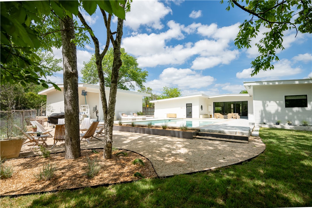 805 Vine Street Bryan, TX 77802 - Photo 41 of 45 Beautifully shaded backyard with every detail thought through.