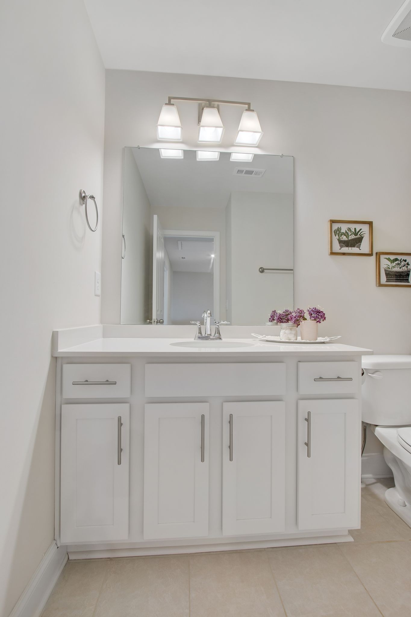 1012 June Wilde Ridge Spring Hill, TN 37174 - Photo 27 of 49 a bathroom with a sink vanity and mirror
