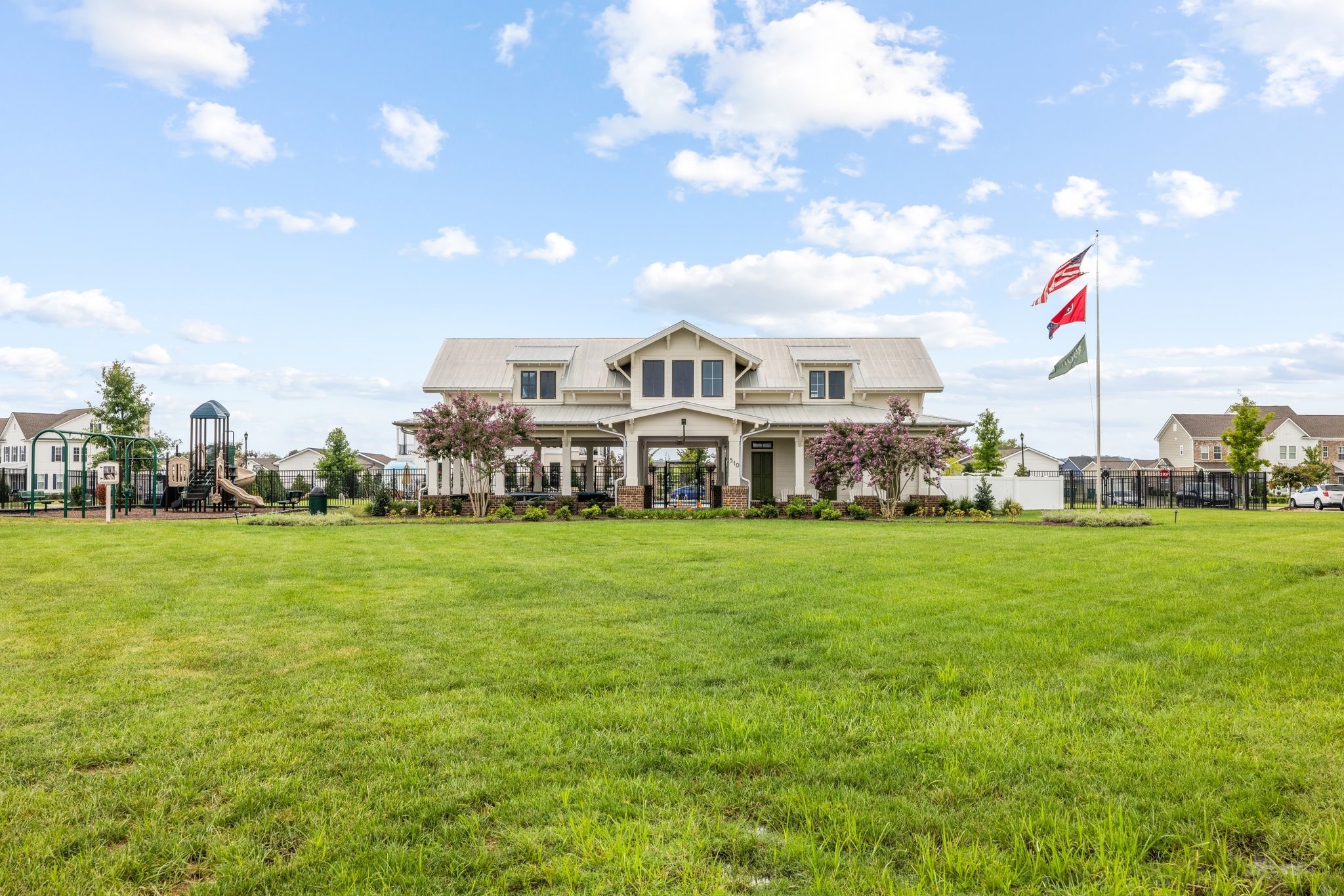 1012 June Wilde Ridge Spring Hill, TN 37174 - Photo 36 of 49 a view of a house with a big yard and large trees
