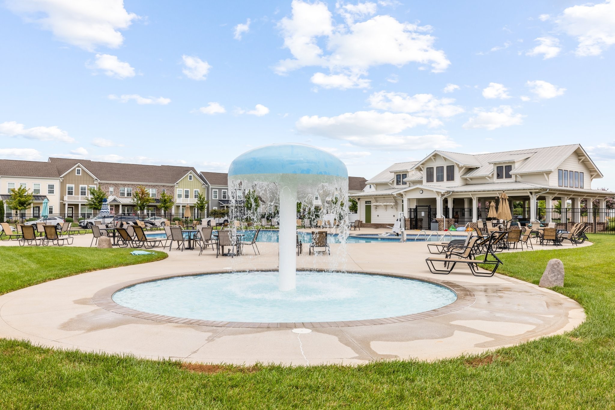1012 June Wilde Ridge Spring Hill, TN 37174 - Photo 42 of 49 a view of a house with swimming pool and sitting area