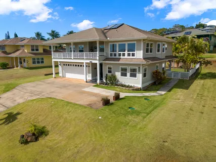 a view of a house with a swimming pool