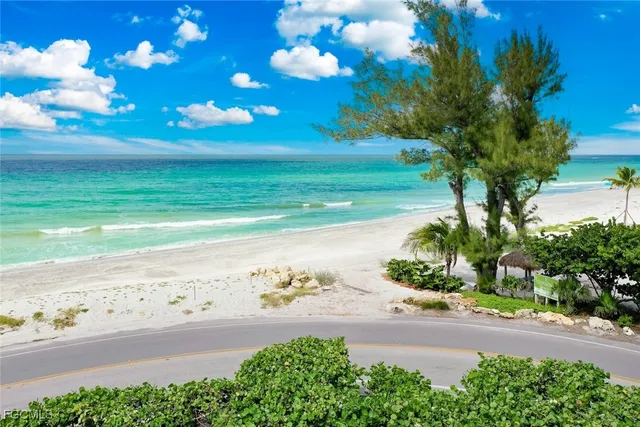 a view of a yard with an outdoor space
