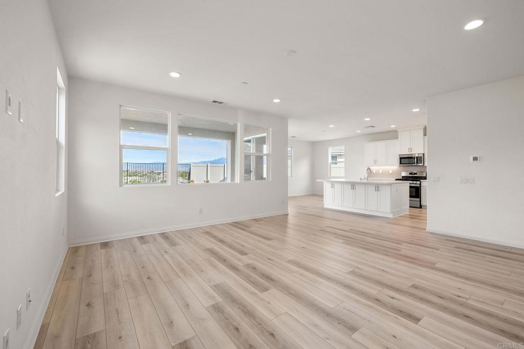 5384 Viewstone Court Hemet, CA 92545 - Photo 8 of 47 a view of kitchen with wooden floor