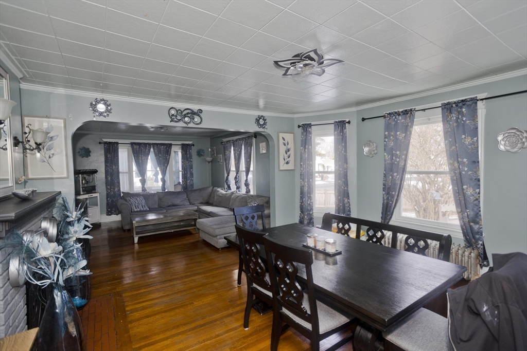 41 Embury Street Springfield, MA 01109 - Photo 34 of 41 a view of a dining room with furniture window and wooden floor
