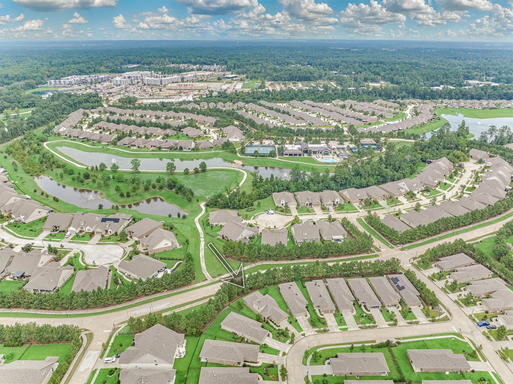 128 Caspian Way Spring Spring, TX 77382 - Photo 45 of 48 a view of swimming pool with a yard