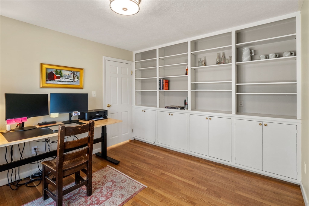 3 Goose Pond Road Lincoln, MA 01773 - Photo 16 of 37 a view of a workspace with furniture and wooden floor