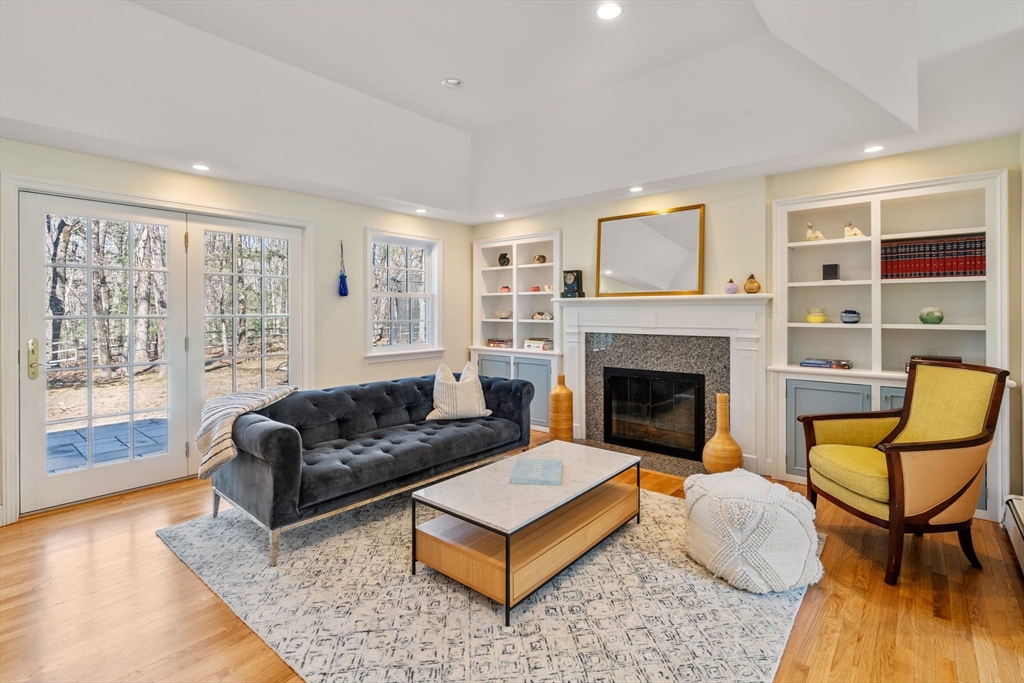3 Goose Pond Road Lincoln, MA 01773 - Photo 4 of 37 a living room with furniture and a fireplace
